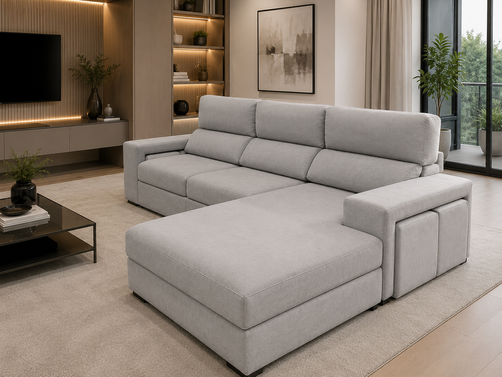 Sofá Luna chaise longue (  2.65x1.70m )