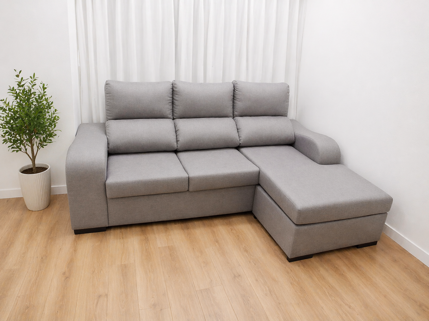 Sofá 2L + Chaise Long Paris (230x155cm)